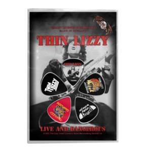 THIN LIZZY - 'Live And Dangerous' Guitar Pick Set Free Shipping Outlet