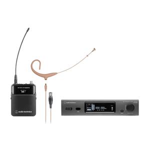 Audio-Technica ATW-3211/894XTHDE2 3000 Series Wireless Headworn Microphone System, 470.125-529.975 MHz, Beige, DE2 Deals Cheap Pice