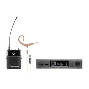 Audio-Technica ATW-3211/893XTHEE1 3000 Series Wireless Headworn Microphone System, 530.000-589.975 MHz, Beige, EE1 Free Shipping Good Selling