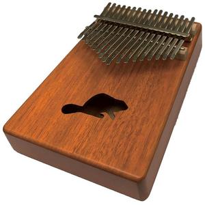 Beaver Creek BCKALM-17BVR Mahogany Kalimba 17-Keys with Bag & Accessories-Natural with Beaver Cutout Free Shipping Clearance