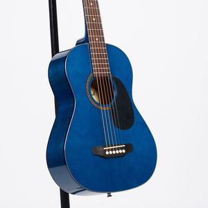 Beaver Creek BCTD601TB 3/4 Size Acoustic Guitar with Gig Bag-Transparent Blue Store Sale Online
