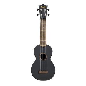 Beaver Creek BCABS-BLACK Ulina Soprano Ukulele with Gig Bag-Black Outlet Collections