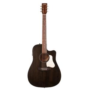 Art & Lutherie Americana Cutaway Acoustic/Electric Guitar-Faded Black with Presys II Pickup Outlet Pices