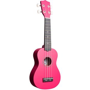 Amahi PNUKRRD Tropical Series Soprano Ukulele with Gig Bag-Rose Red Best Pices Online
