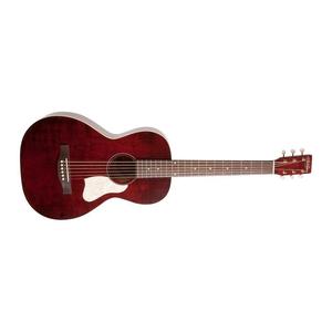 Art & Lutherie Roadhouse Parlor Acoustic/Electric Guitar with Gig Bag-Tennesse Red 100% Guaranteed