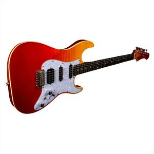 JET Guitars JS 600 TRS HSS Mahogany Body Electric Guitar with Flamed Top, Mixed Ebony Fretboard Cheap Hot Sale