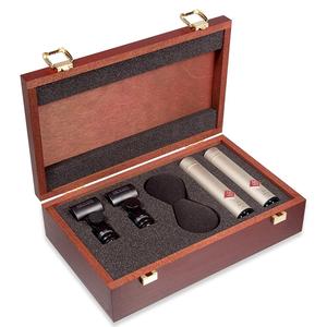 Neumann SKM 184 NI Stereo Set includes Two Each: KM184, SG21BK, WNS100 in One Woodbox Nickel Cheap Sale Tumblr
