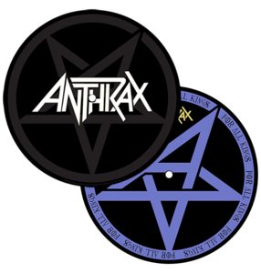 ANTHRAX - 'Pentathrax/For All Kings' Slipmat Set 2025 Online