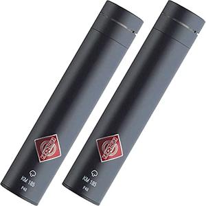 Neumann SKM 185 MT Stereo Set includes Two Each: KM185, SG21BK, WNS100 in One Woodbox Matte Black Clearance Get Authentic