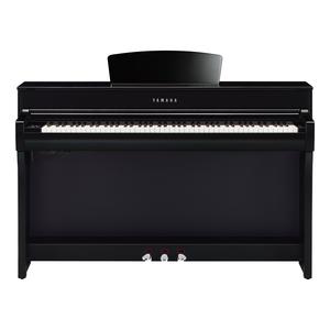 Yamaha Clavinova CLP-735PE Digital Piano-Polished Ebony with Bench Genuine For Sale