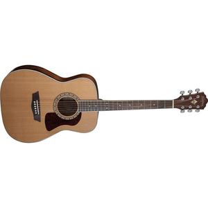 Washburn HF11S-O Heritage Folk Concert Acoustic Guitar-Natural Gloss Genuine For Sale