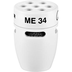 Sennheiser ME 34 W Cardioid Condenser Microphone Capsule Head for MZH Series, White Outlet Manchester Great Sale