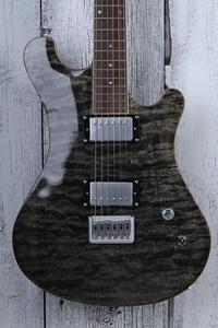 Sozo Z Series Z7TBQ Electric Guitar Trans Black Quilt Maple Top w Hardshell Case Sale Discount