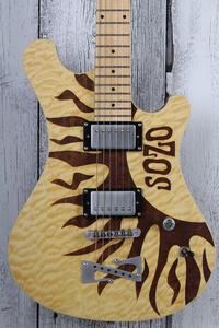 Sozo Z Series Z1LZRNA Electric Guitar Laser Etched Natural with Hardshell Case For Nice Cheap Price