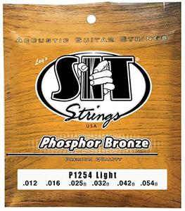 SIT P1254 Light Gauge Phosphor Bronze Acoustic Guitar Strings - 12-54 Release Dates
