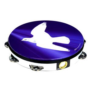 Remo 10" Praise Tambourine with 1 row of Jingles, Religious Dove finish Cheap Best Store To Get