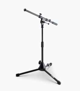 On‑Stage MS7411B Drum/Amp Tripod Mic Stand with Boom ‑ Black Powder Coat Discount 2025