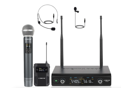 Phenyx Pro PTU-52-1H1B Dual Wireless Microphone System with Frequency Hopping Discount Release Dates