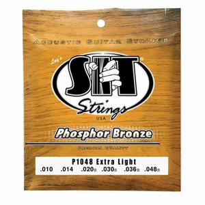 SIT P1048 Extra Light Acoustic Phosphor Bronze Extra Light Guitar Strings - 10-48 Free Shipping Buy