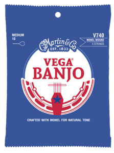 Martin Vega Monel Banjo Strings - Medium 10 Gauge Sale Latest