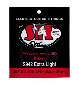 SIT S942BP Powerwound Nickel Electric Guitar Strings 9-42- Bonus Pack Footlocker Finishline Cheap Pice