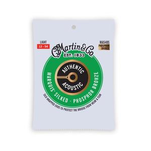 Martin MA540S Marquis Silked Phosphor Bronze Acoustic Guitar Strings - Light Discount Newest