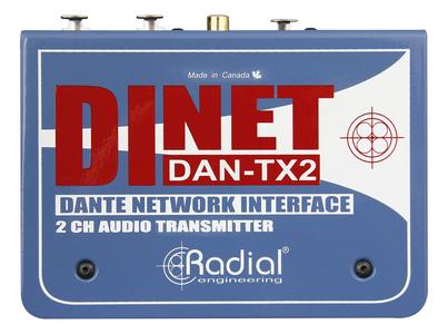 Radial DiNet DAN-TX2 2-Channel Dante Network Transmitter Free Shipping Pick A Best