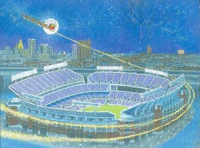 Baltimore Football Stadium / Christmas Card Buy Cheap Wholesale Pice