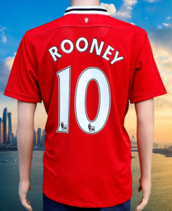 ENGLISH PREMIER MANCHESTER UNITED FC 2011-2012 COMMUNITY SHIELD CHAMPION WAYNE ROONEY 10 HOME JERSEY SHIRT LARGE # 376896-105 Visit For Sale