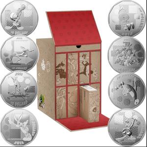 Canada Silver 2015 Canada $10 Looney Tunes 8-coin Set with Display Box Outlet Cheap Quality