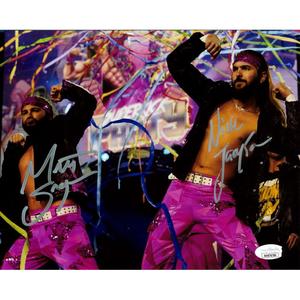 Young Bucks Entrance Streamers 8 x 10 Promo - JSA DUAL AUTOGRAPHED In China Sale Online