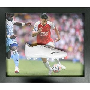 Arsenal FC Gabriel Martinelli Signed Boot (Framed) Cheap Sale Footaction