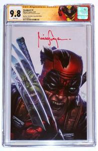 Deadpool #4 CGC 9.8 Mico Suayan Convention Variant Signed by Mico Suayan Free Shipping Cheap