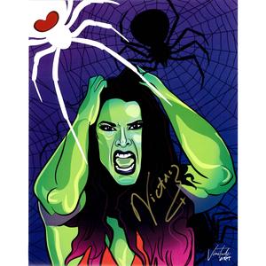 Victoria Vinay 11 x 14 Poster - AUTOGRAPHED Real Cheap Online