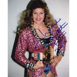 Wendi Richter AWA Title 8 x 10 Promo - AUTOGRAPHED Discounts Sale Online