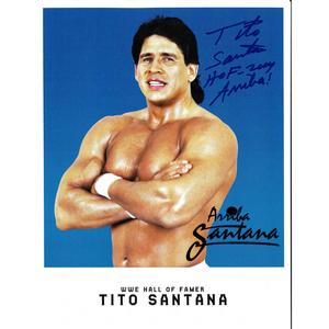 Tito Santana 8.5 x 11 - Autographed Best Deals