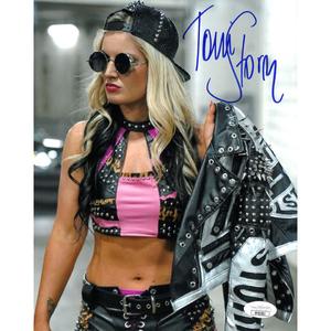 Toni Storm Pink Top & Shades 8 x 10 Promo - JSA AUTOGRAPHED Real Sale Online