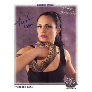Thunder Rosa Promo - AUTOGRAPHED Discount Many Kinds Of