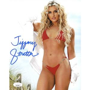 Tiffany Stratton Red Bikini White Shirt 8 x 10 Promo - JSA AUTOGRAPHED Newest Cheap Pice