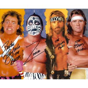 Brutus Beefcake 4 Faces 8 x 10 Promo - AUTOGRAPHED Good Selling Sale Online