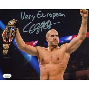Cesaro US Title 8 x 10 Promo - JSA AUTOGRAPHED 2025 New