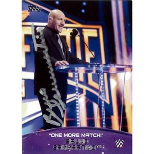 Bruno Sammartino Trading Card - Autographed Discount Footlocker Pictures