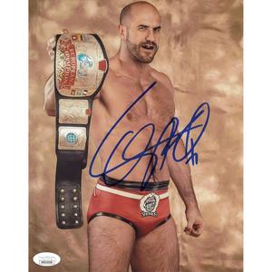 Cesaro European Title 8 x 10 Promo - JSA AUTOGRAPHED Free Shipping Outlet Locations