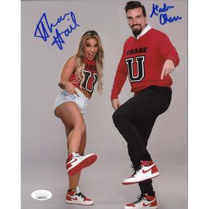 Chase U White Red AJ1 8 x 10 Promo - JSA DUAL AUTOGRAPHED Outlet Marketable