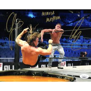 Chris Jericho vs Orange Cassidy Mimosa Mayhem 8 x 10 Promo - JSA DUAL AUTOGRAPHED Brand New Unisex Sale Online