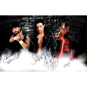 Bullet Club Tri Signed 11x17 - Autographed Cheap Sale Lowest Pice
