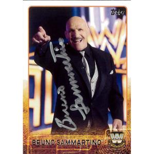 Bruno Sammartino Trading Card -Autographed Outlet Hot Sale