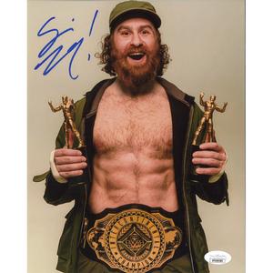Sami Zayn Two Sami Awards & IC Title Winner 8 x 10 Promo - JSA AUTOGRAPHED Inexpensive Cheap Online