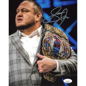 Samoa Joe Gray Suit 8 x 10 Promo - JSA AUTOGRAPHED Free Shipping Popular