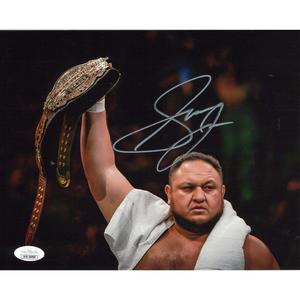 Samoa Joe ROH TV Title Up 8 x 10 Promo - JSA AUTOGRAPHED Big Discount Online